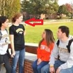 freshers (L) getting advice from seniors (R)