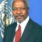 Kofi Annan, the former secretary general, UNO (the ex-secretary general)