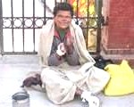 a leper abandoned by his family