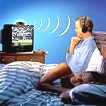 a listener enjoying music