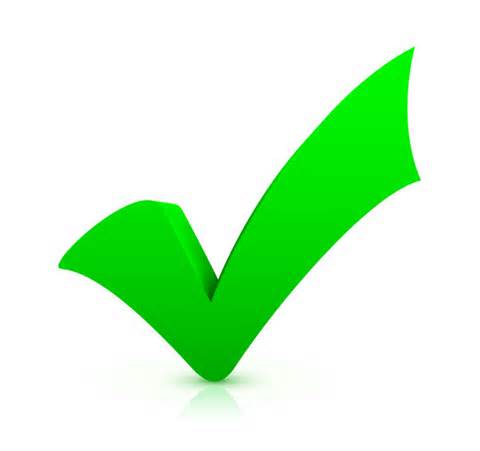 right/correct/tick mark