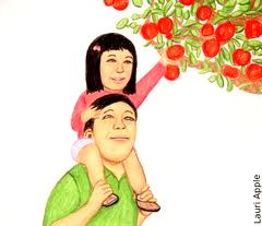 a major (man) carrying a minor (girl)