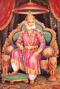 a maharaja on his golden throne
