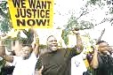 malcontents protesting