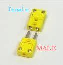 a male & female plug