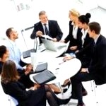 the management of a large company