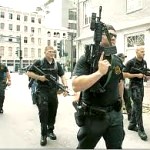 mercenaries at work in a troubled foreign country
