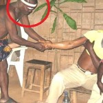 a modern day medicine man treating a patient