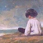a mite — all alone by himself