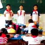 class monitors keeping a class in the absence of the teacher