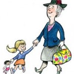 a little girl with her nanny