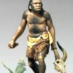 (an imaginary picture of a Neanderthal)