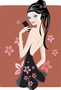 a modern day nymph (a beautiful woman)