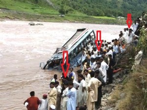 onlookers at an accident