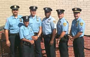 a posse of police officers