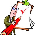 a reviewer with his red tick mark review