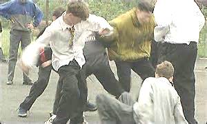 scamps in a scuffle