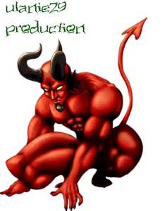 (an imaginary picture of a Satan)