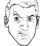 (a picture of a sneerer)