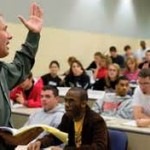 a sociologist giving a lecture