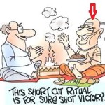a Hindu soothsayer performing rituals