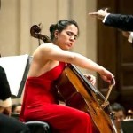 a cello soloist performing
